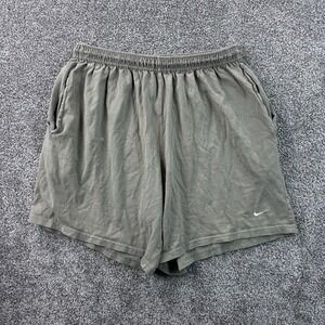 Vintage Nike Sweat Shorts‎ Mens XL Sage Green Drawstring Active Lightweight